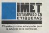 Foto de Imet estampado en etiquetas